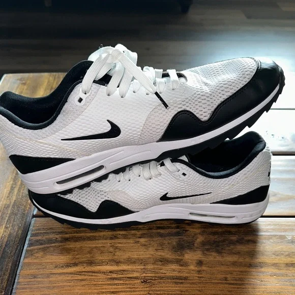 Nike Air Max 1 Golf Sz. 12 - White and Black - Picture 6 of 7